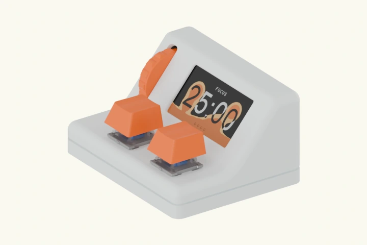 lith from the left. The wheel turns, the time climbs from 25 to 40 minutes, the first key goes down, and the screen fills as the timer starts